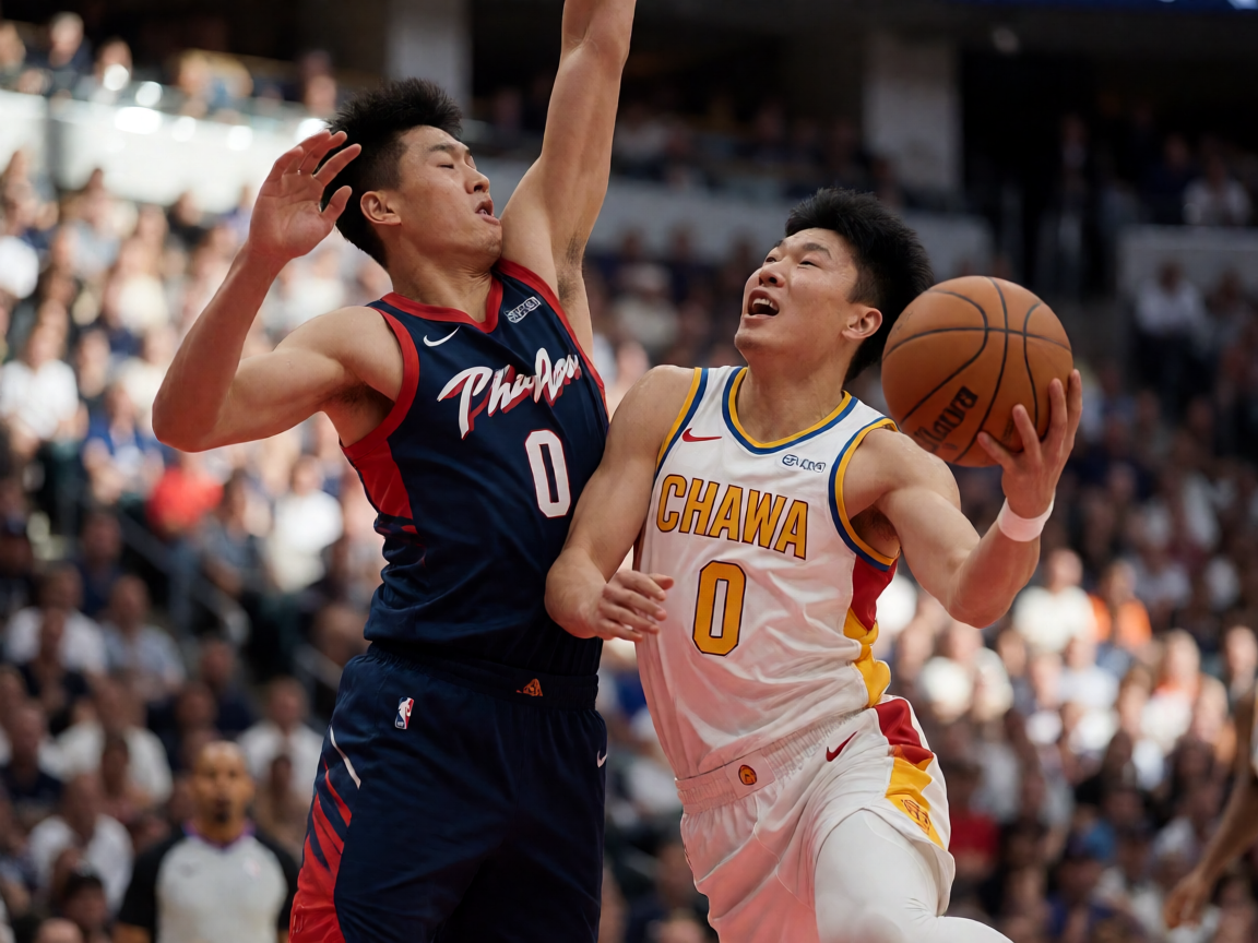 篮球比赛现场,球员激烈对抗